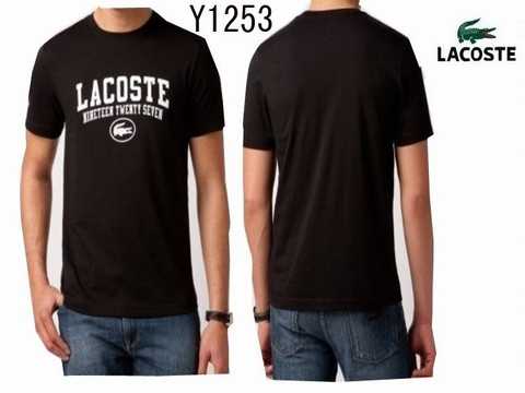 t shirt lacoste homme pas cher